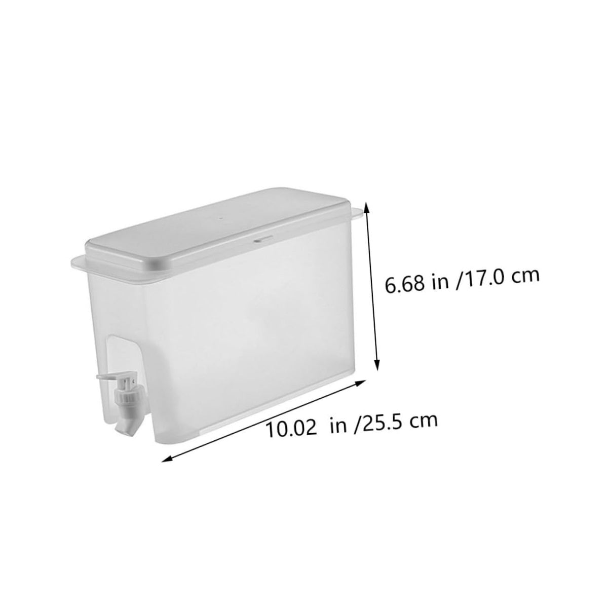 White 3.5L Water Jug with Faucet P66601