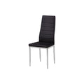 Set of 2 Black Modern Chairs Q680546