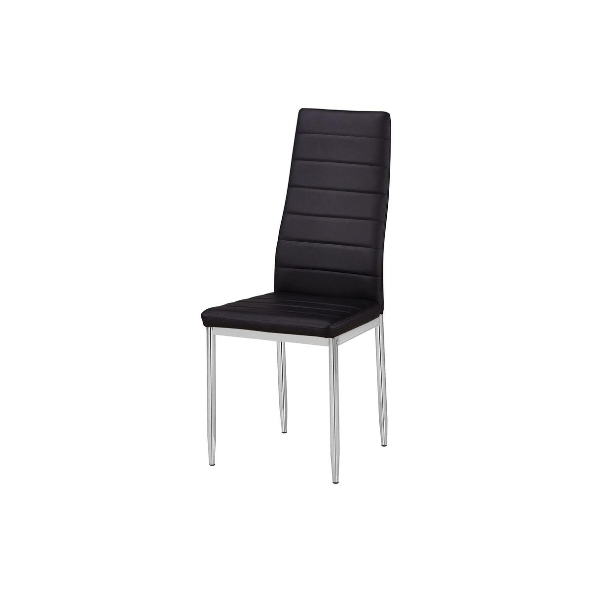 Set of 2 Black Modern Chairs Q680546
