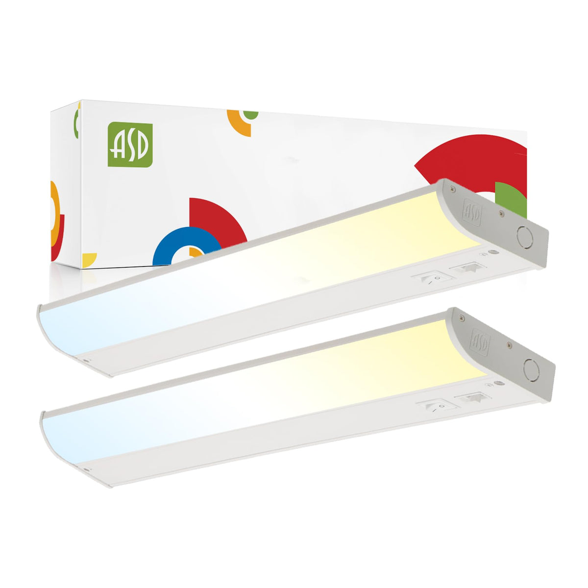 24 inch 12W Dimmable LED Under Cabinet Lighting 2 Pack D74610