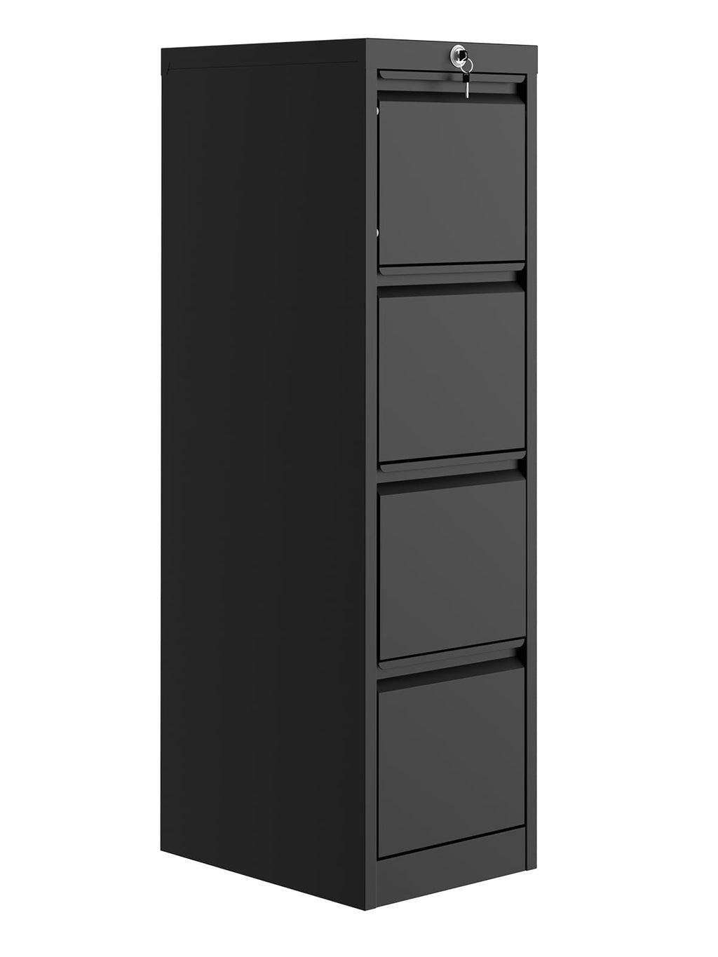 4 Drawer Metal File Cabinet with Lock Y60489