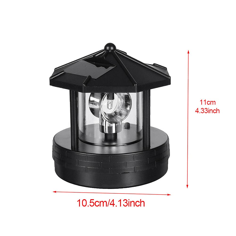 Solar Lighthouse Light with Rotating Beacon T216