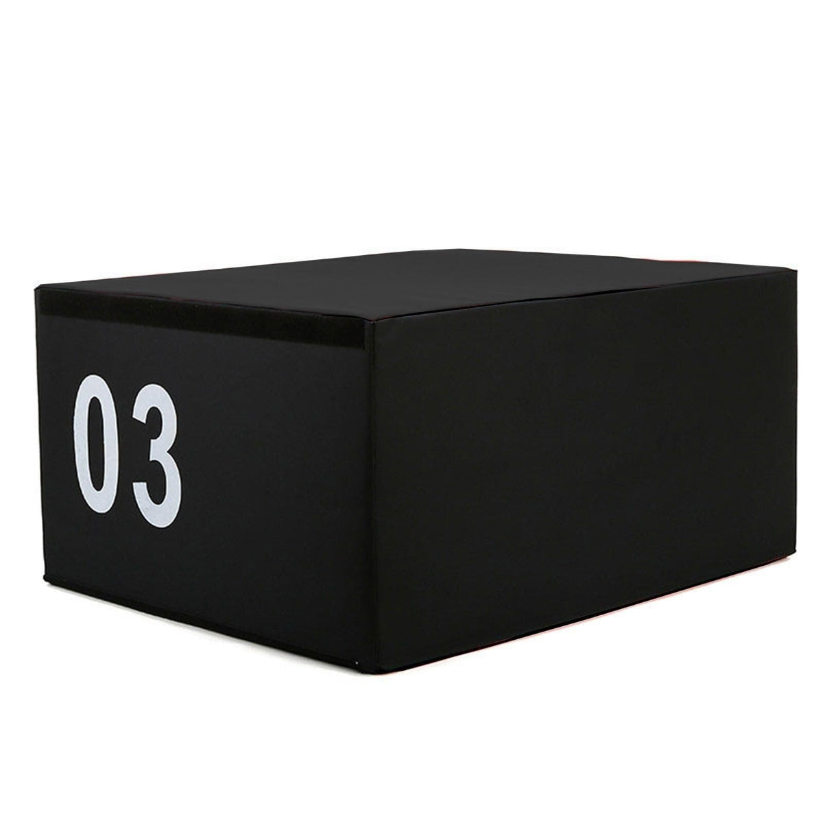 4-in-1 Foam Jumping Exercise Box Non-slip PU Leather Cover O5217
