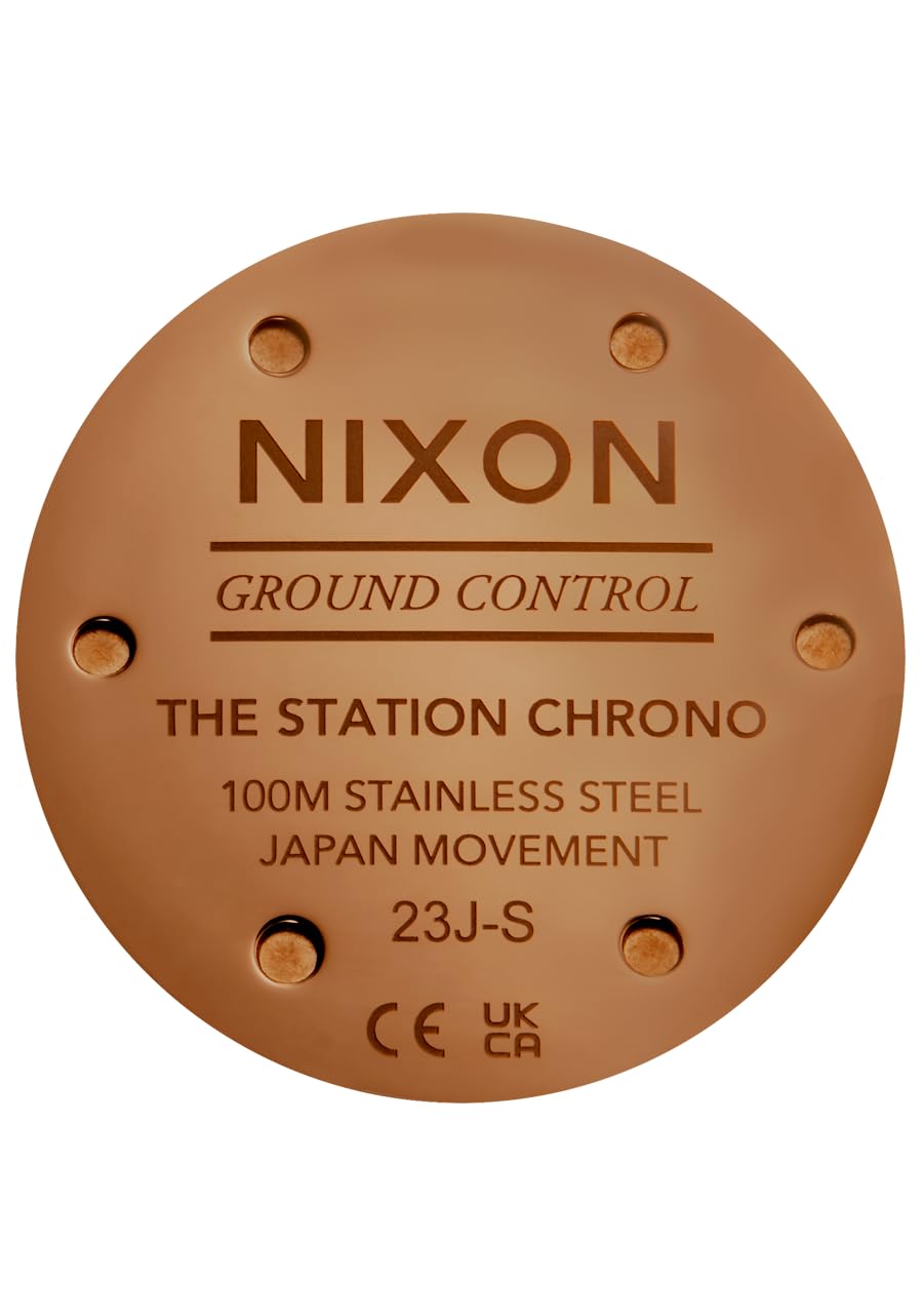 Chocolate Brown Leather Chrono Watch F993535