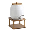 Ceramic Beverage Dispenser with Stainless Steel Spigot K375