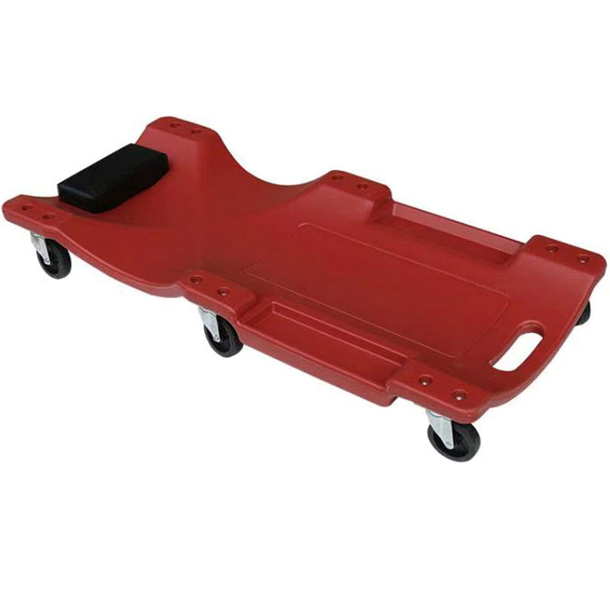 Rolling Garage Shop Creeper with Padded Headrest and 6 Casters B2547