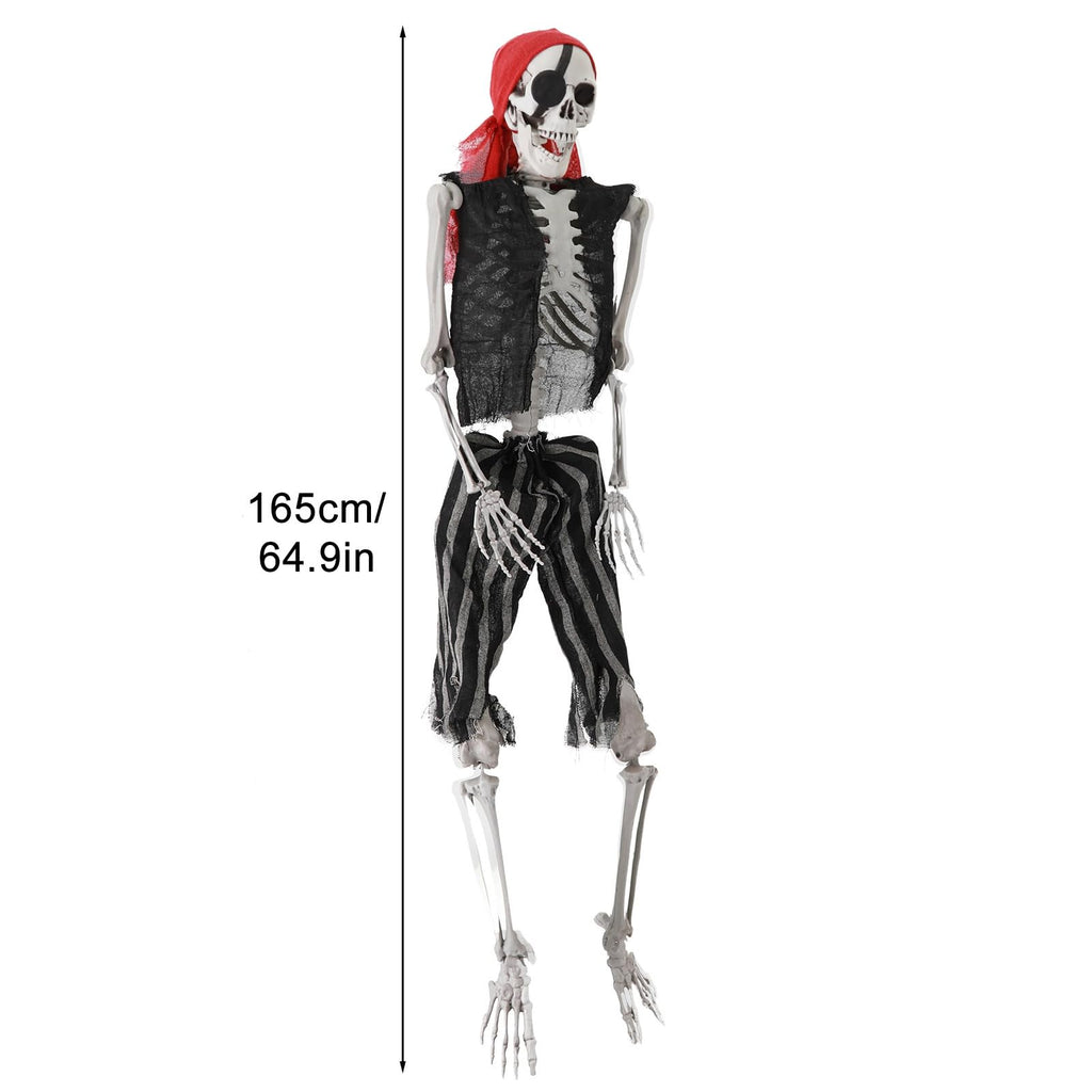 5.4Ft Poseable Skeleton with Movable Joints Z600