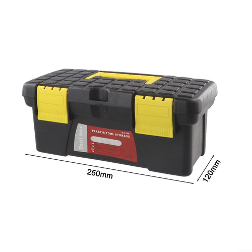 10 Inch Black Plastic Toolbox Storage Case I35944
