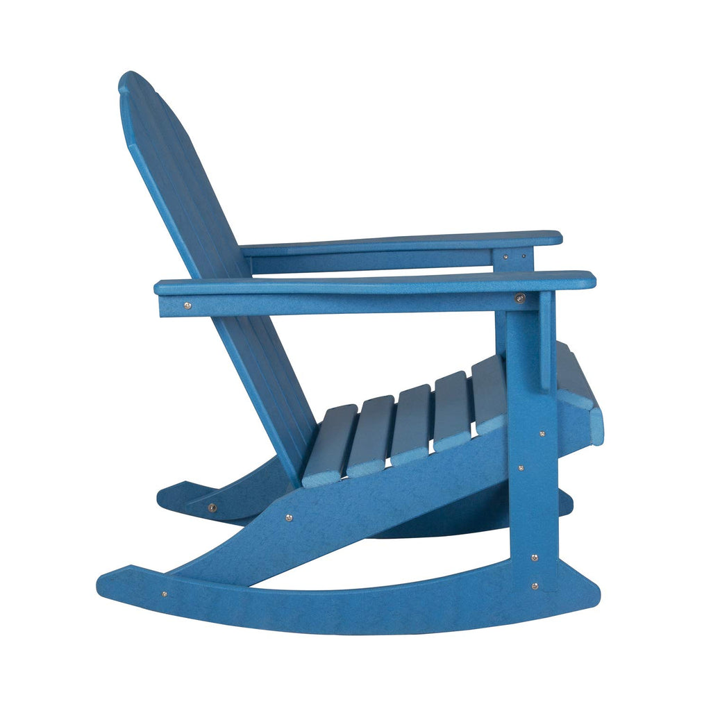 Pacific Blue Poly Adirondack Chair R7031