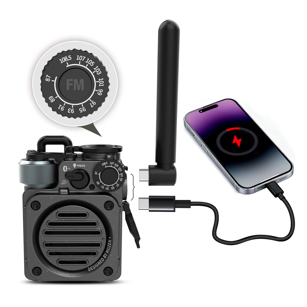Portable Wireless Bluetooth Speaker with FM Radio W326650