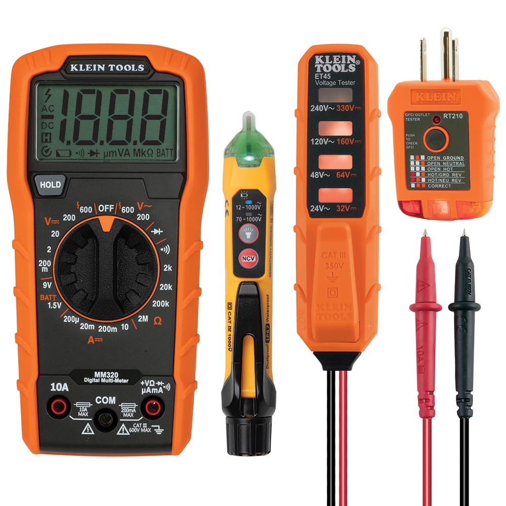 Digital Multimeter Electrical Test Kit with Carrying Case X7482