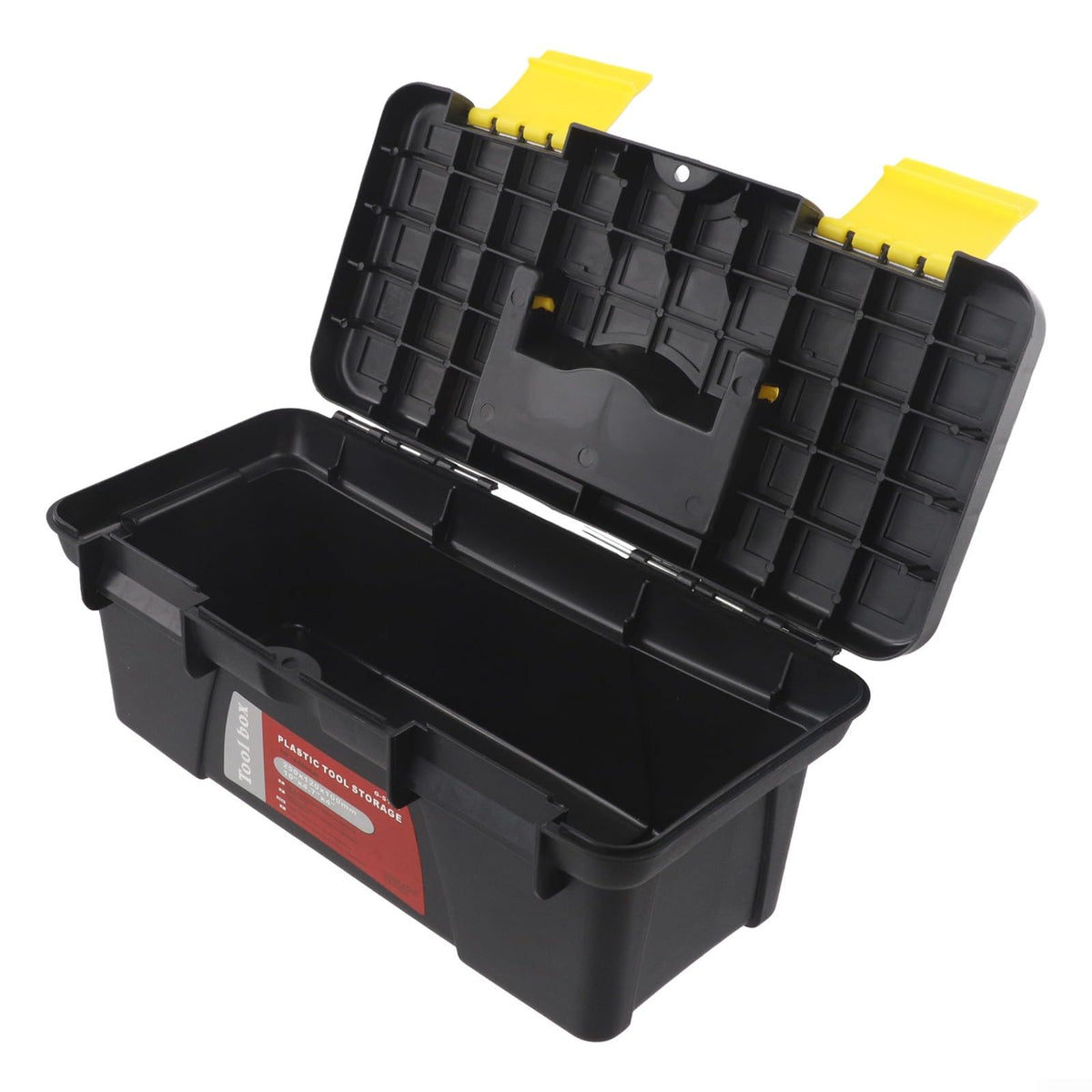 10 Inch Black Plastic Toolbox Storage Case I35944