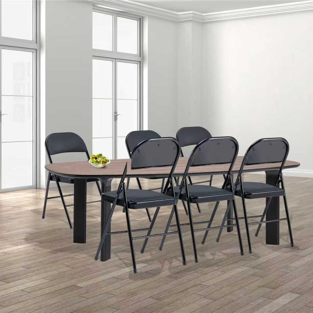 10 Pack Folding Chairs with Cushion D398146