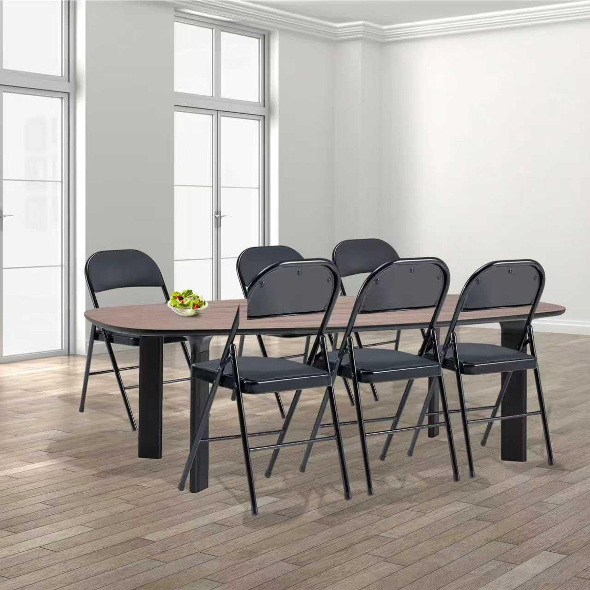 10 Pack Folding Chairs with Cushion D398146
