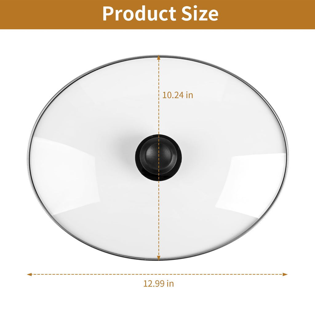 Oval Glass Lid 7 Quart Slow Cooker T153852