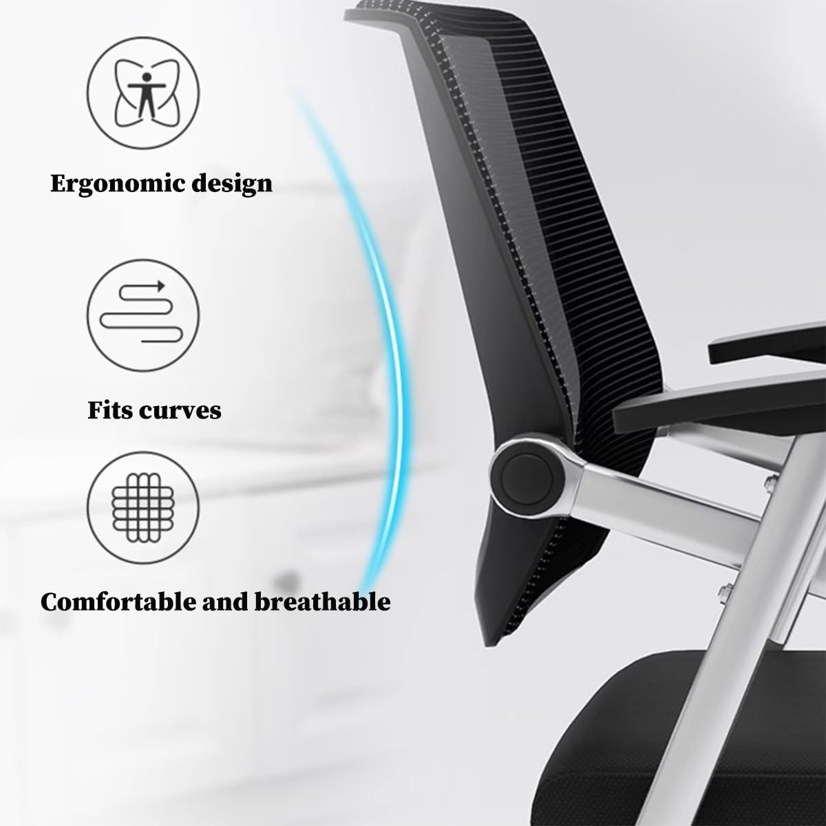 Mesh Ergonomic Office Chair with Cup Holder A534