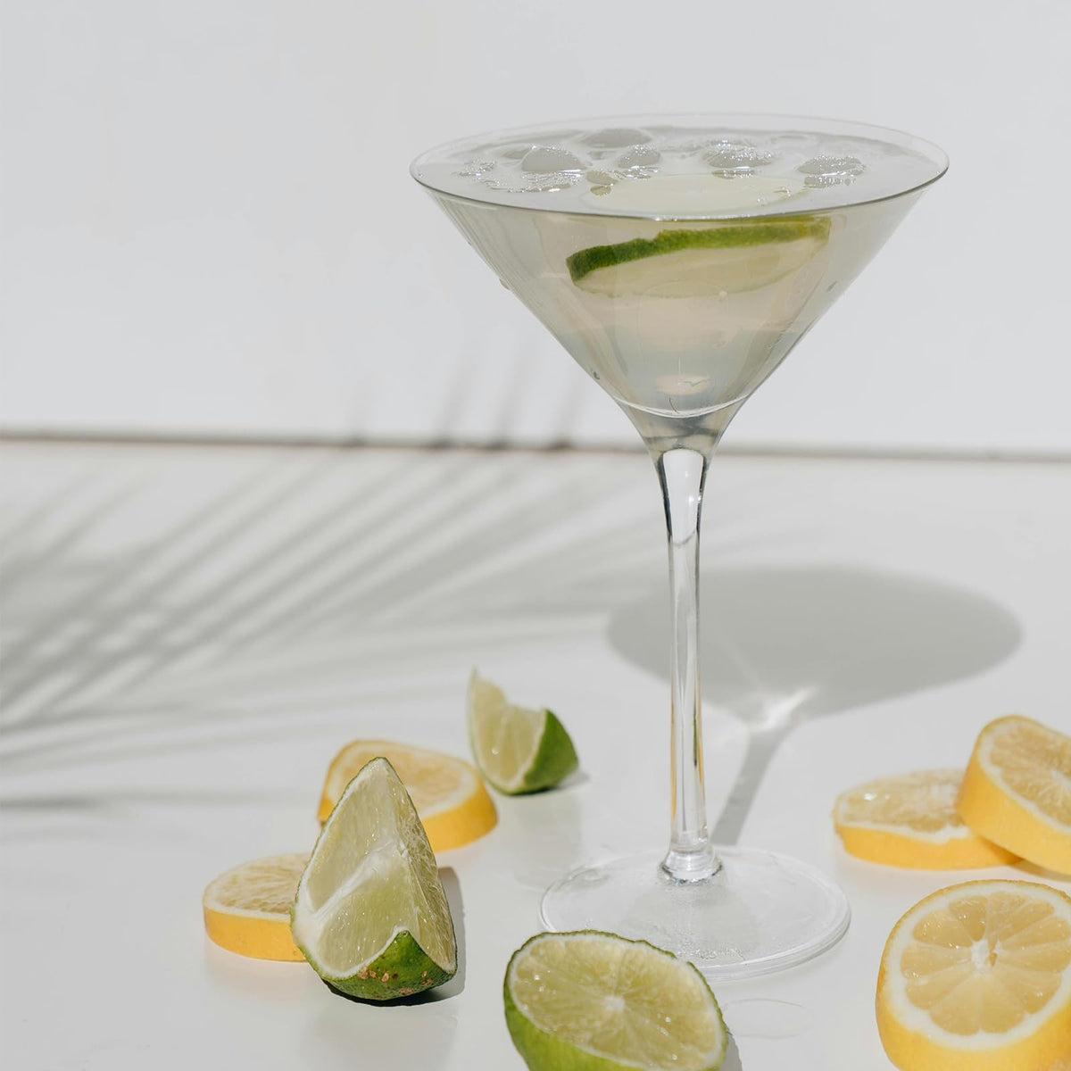 9 oz Handmade Crystal Martini Glasses Set of 4 A717382
