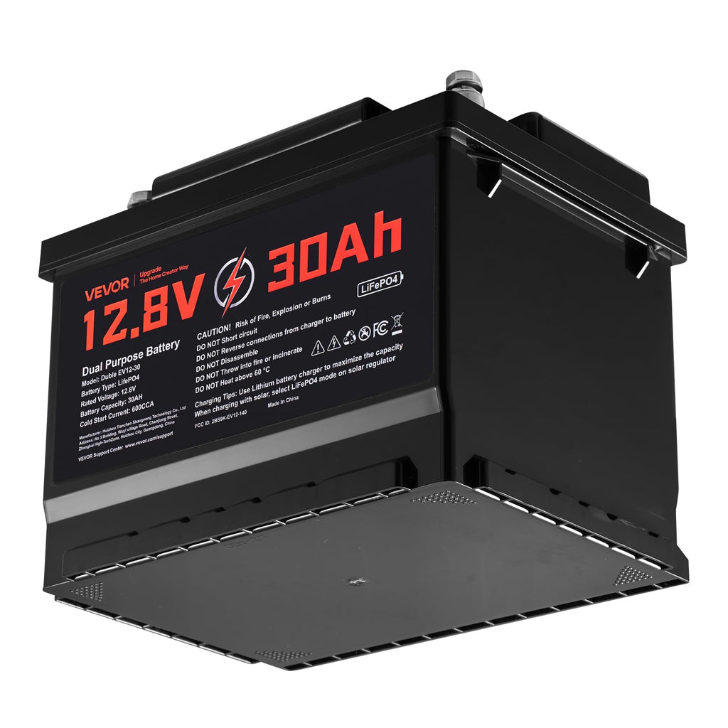 12V 30Ah LiFePO4 Dual Purpose Battery C137040