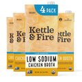Low Sodium Chicken Broth Pack of 4 Organic 32 oz N6095