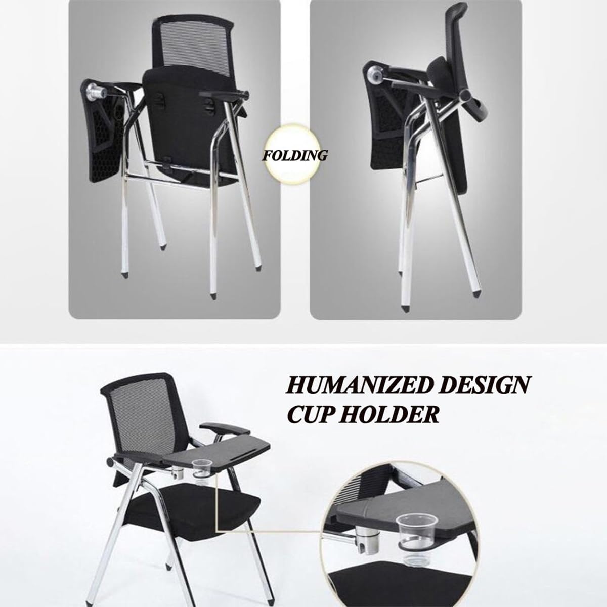 Mesh Ergonomic Office Chair with Cup Holder A534