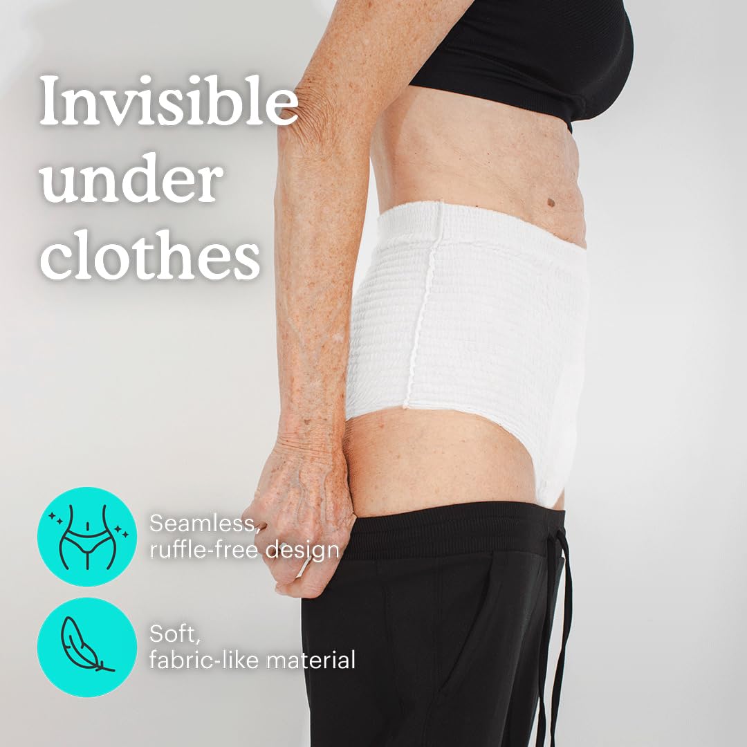 Adult Incontinence Underwear for Sensitive Skin, White Large, 56 Count X460388