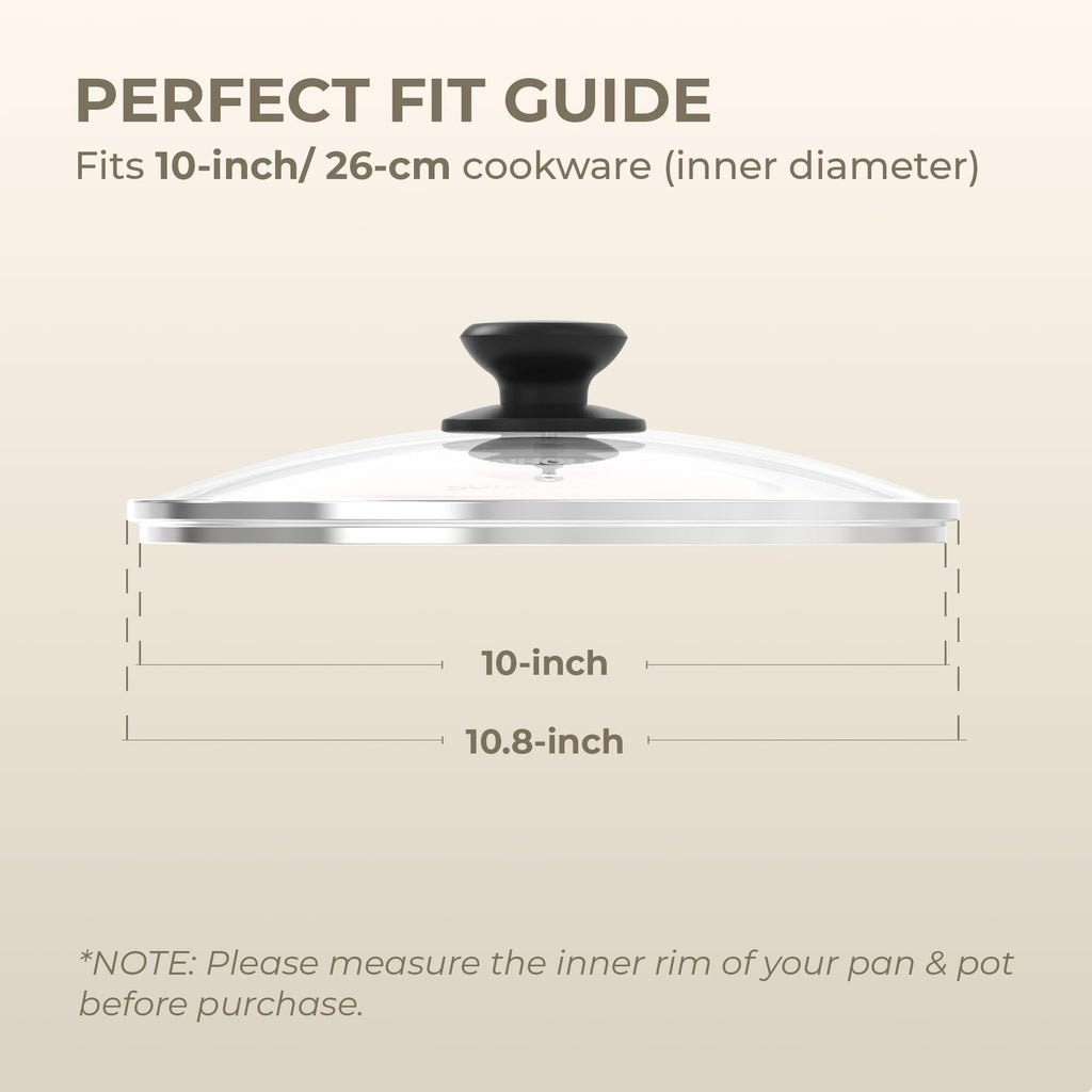 10 Inch Tempered Glass Pan Lid Z66040