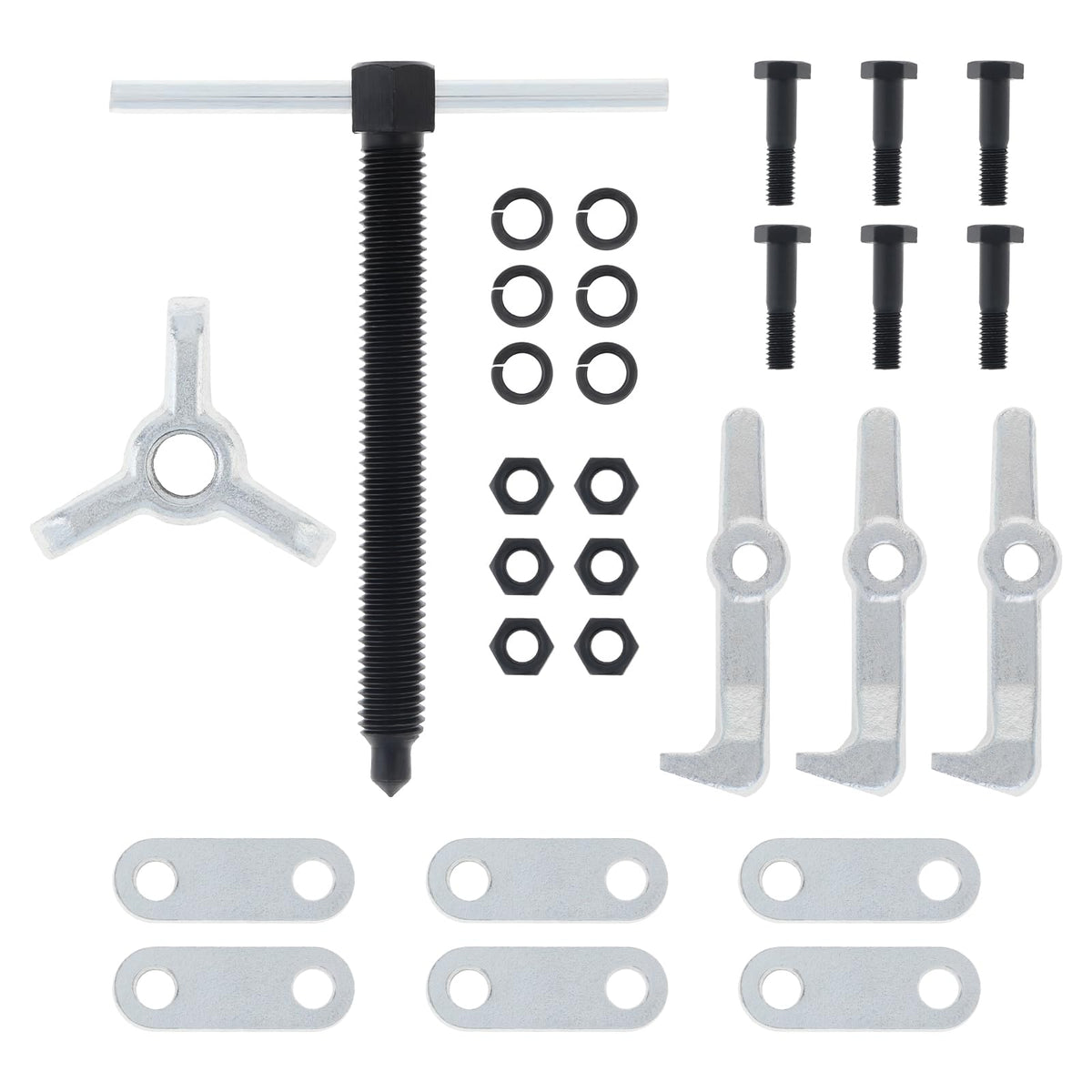 2.36 Inch Adjustable High Carbon Steel 3-Jaw Gear Puller Tool H23611
