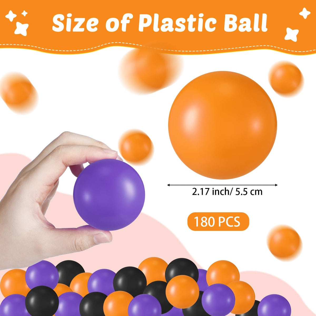 300 Pcs Soft Plastic Play Balls G471737