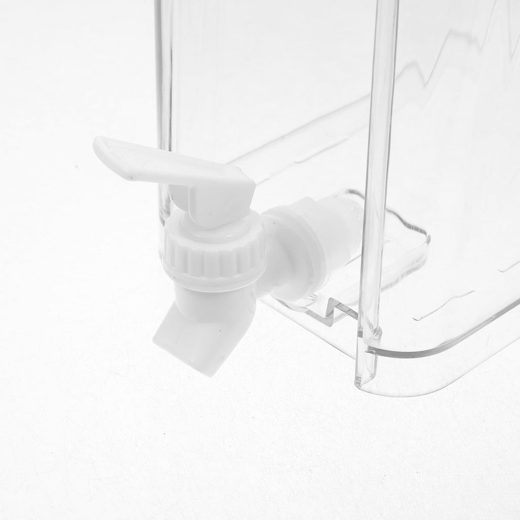 Refrigerator Water Jug with Faucet Large Capacity Beverage Dispenser O86521