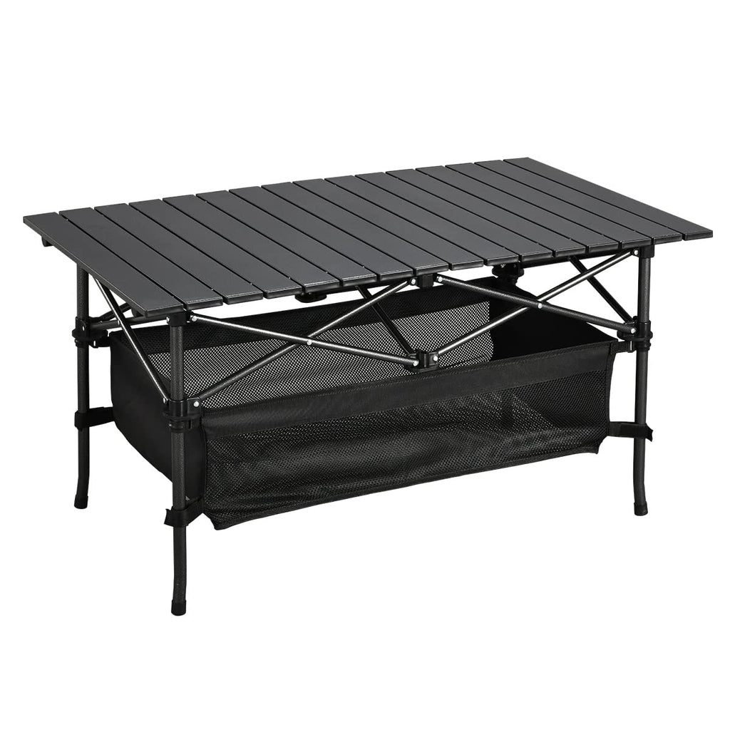 Lightweight Aluminum Folding Camping Table with Carrying Bag P2787