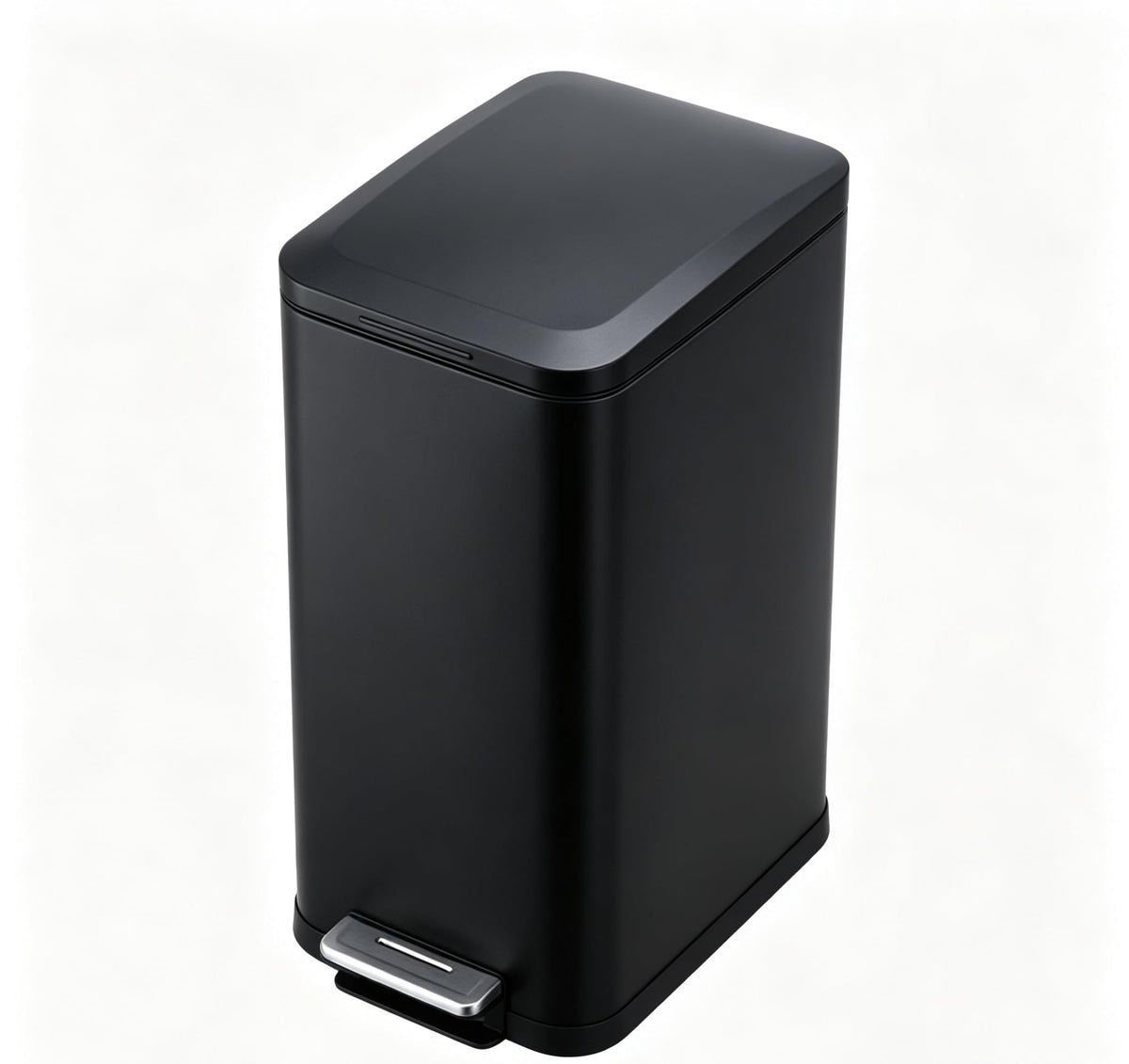 50L Slim Stainless Steel Trash Can with Lid D623