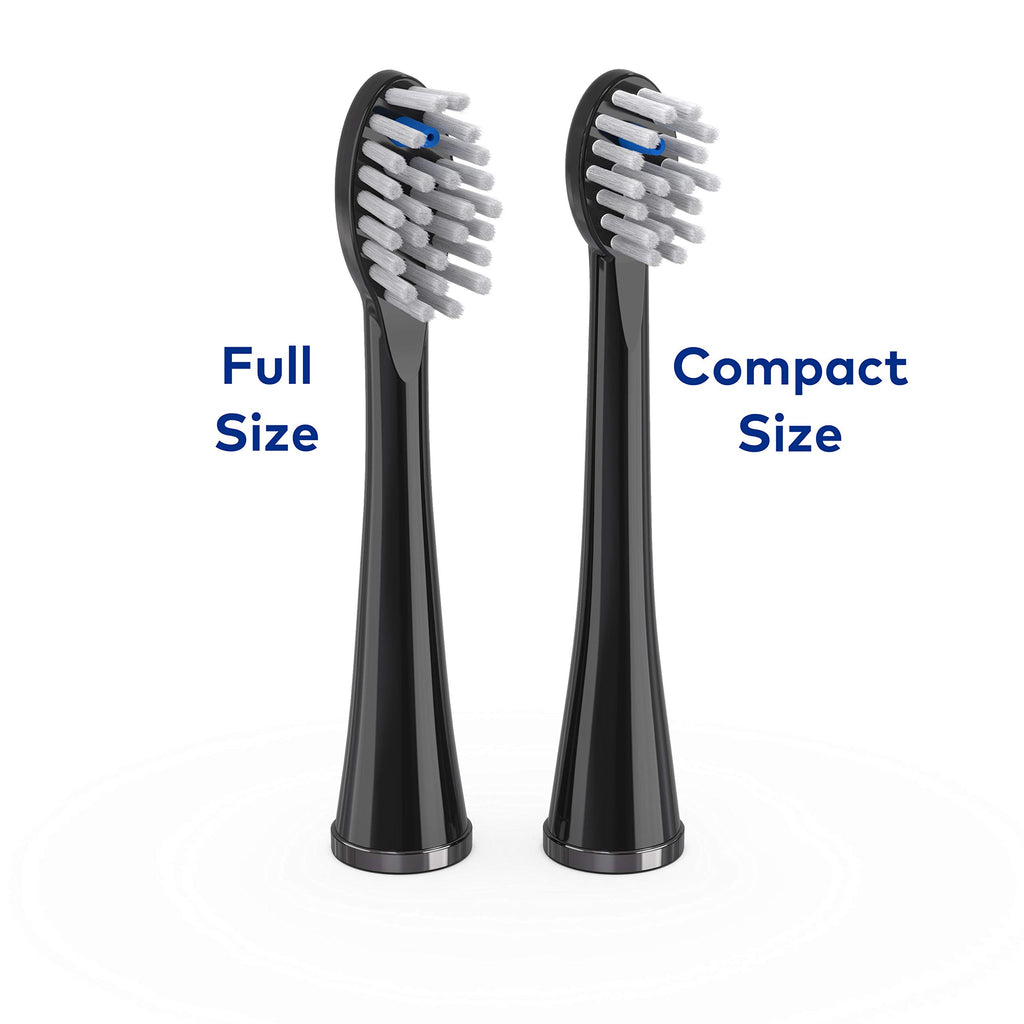 Black Replacement Brush Heads, 2 Count N48512