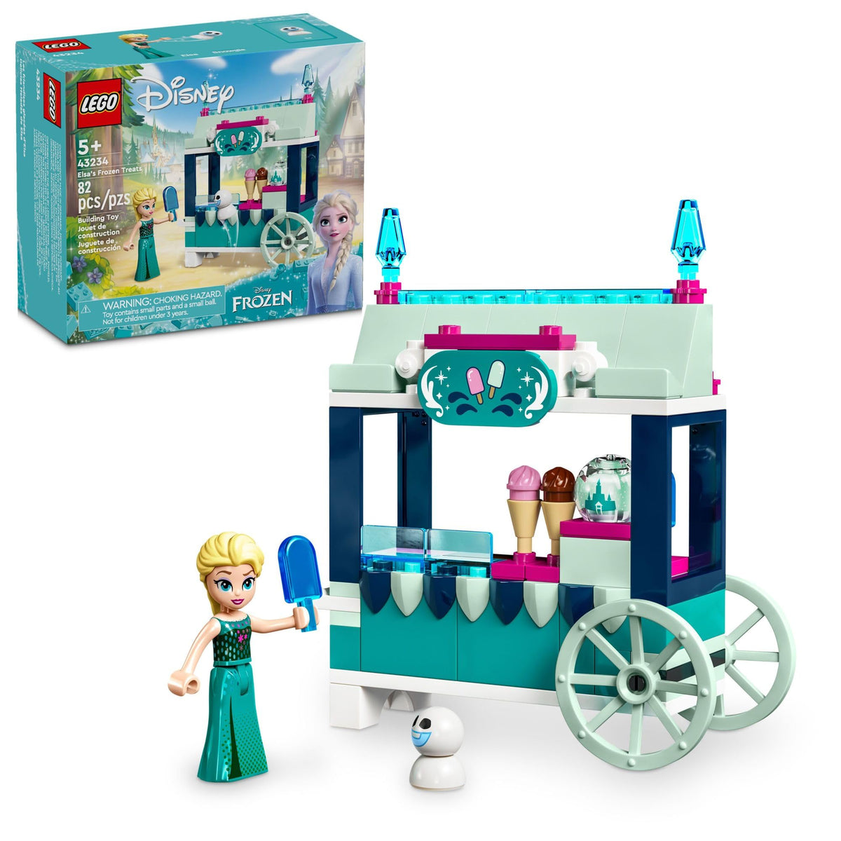 Frozen Building Set with Elsa Mini-Doll and Snowgie Figure H8692