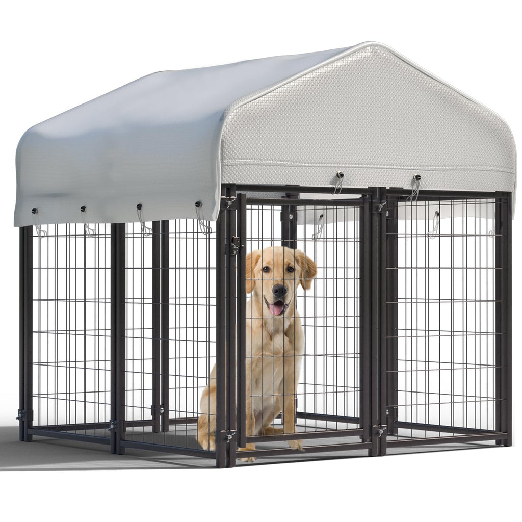 Large Heavy Duty Outdoor Dog Kennel with Roof A233440