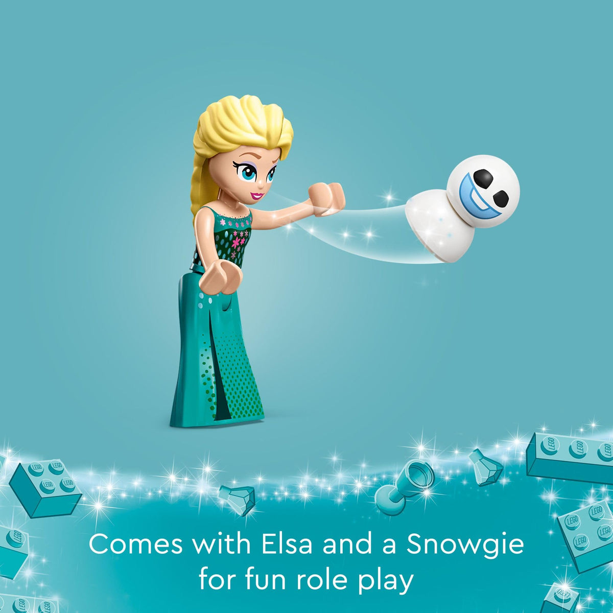 Frozen Building Set with Elsa Mini-Doll and Snowgie Figure H8692