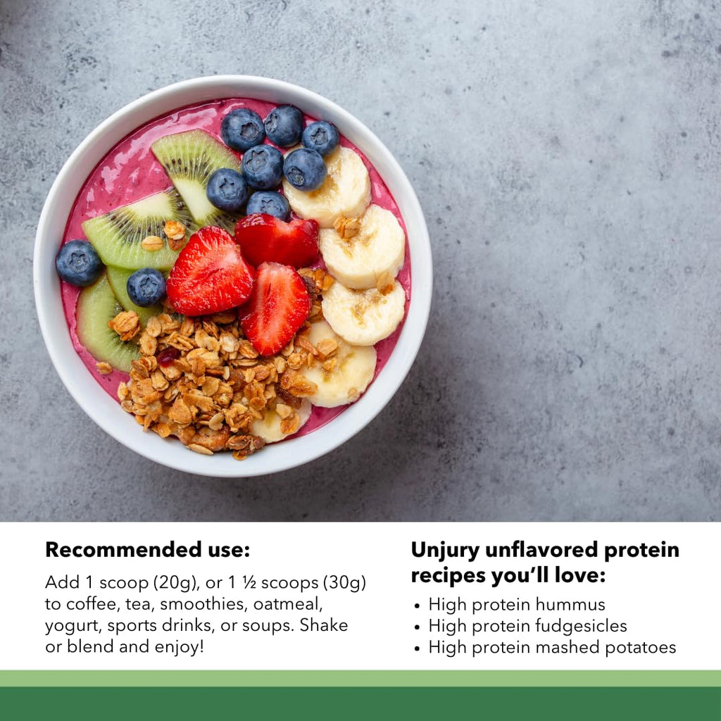 Vegan Unflavored Protein Powder 20 Servings C507