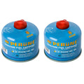 Iso-Butane Camping Fuel Gas Canister 230gram 2 Pack F4905