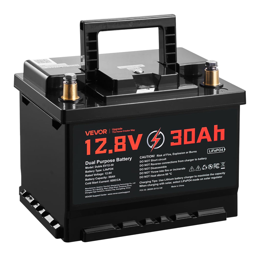 12V 30Ah LiFePO4 Dual Purpose Battery C137040