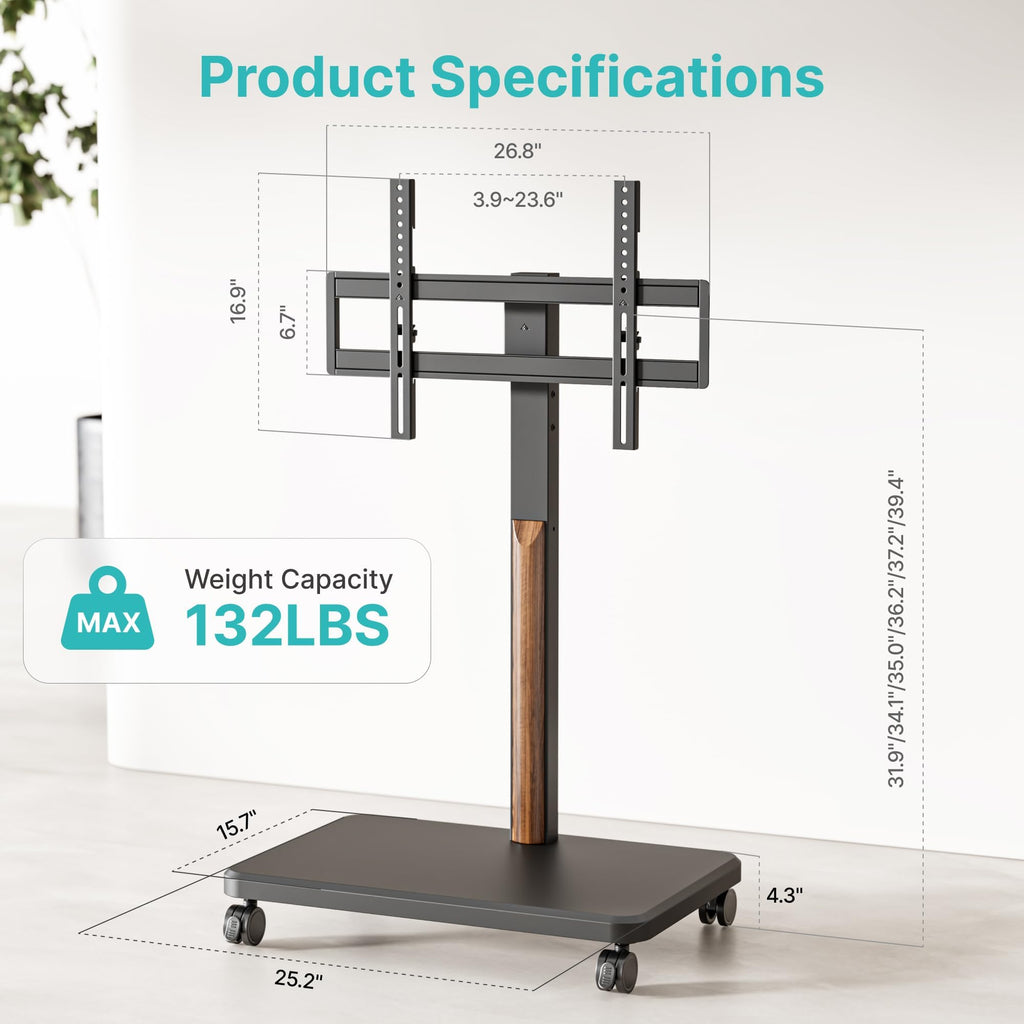 TV Rolling Cart for 32-85 Inch Screen P64085