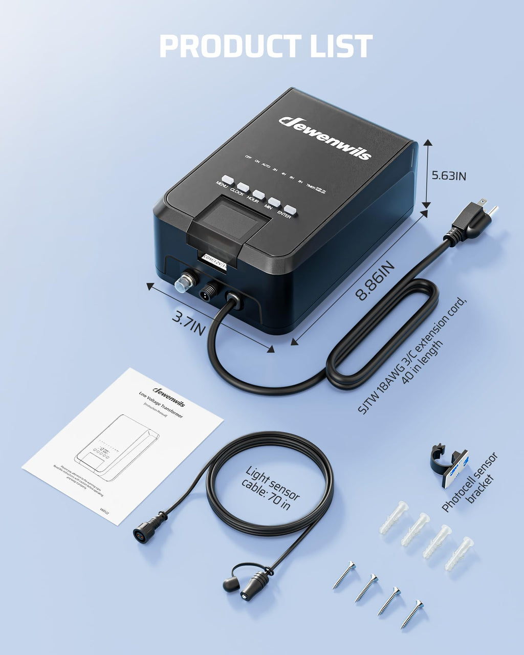 200W Low Voltage Landscape Transformer Y788111