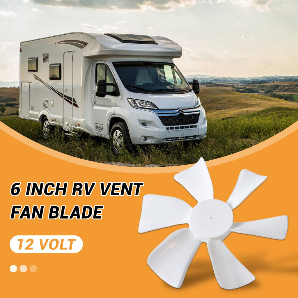 6 Inch RV Vent Fan Blade with D-Bore I997328