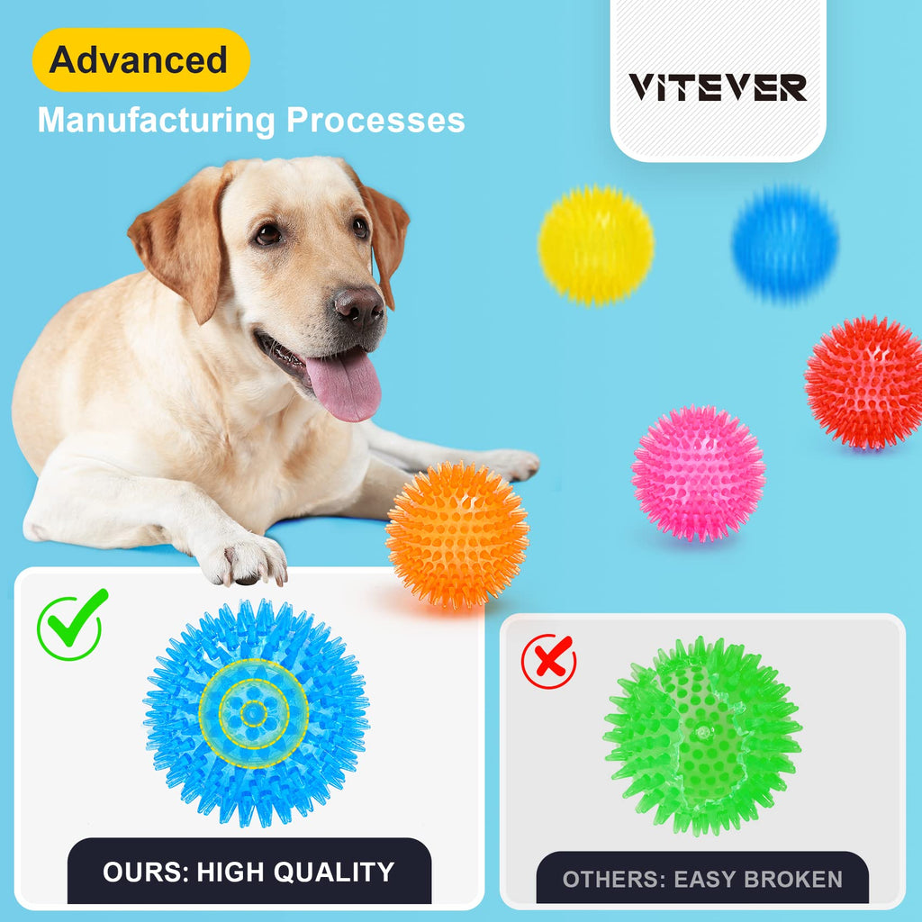 Squeaky Dog Toy Balls BPA Free Non-Toxic H731