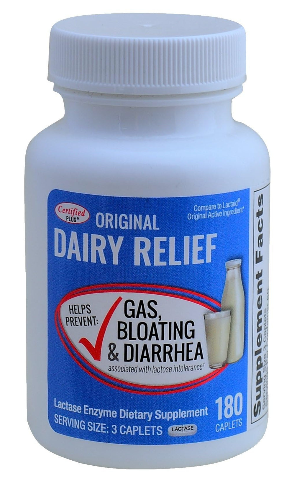 Lactase Enzyme 180 Caplets K50833