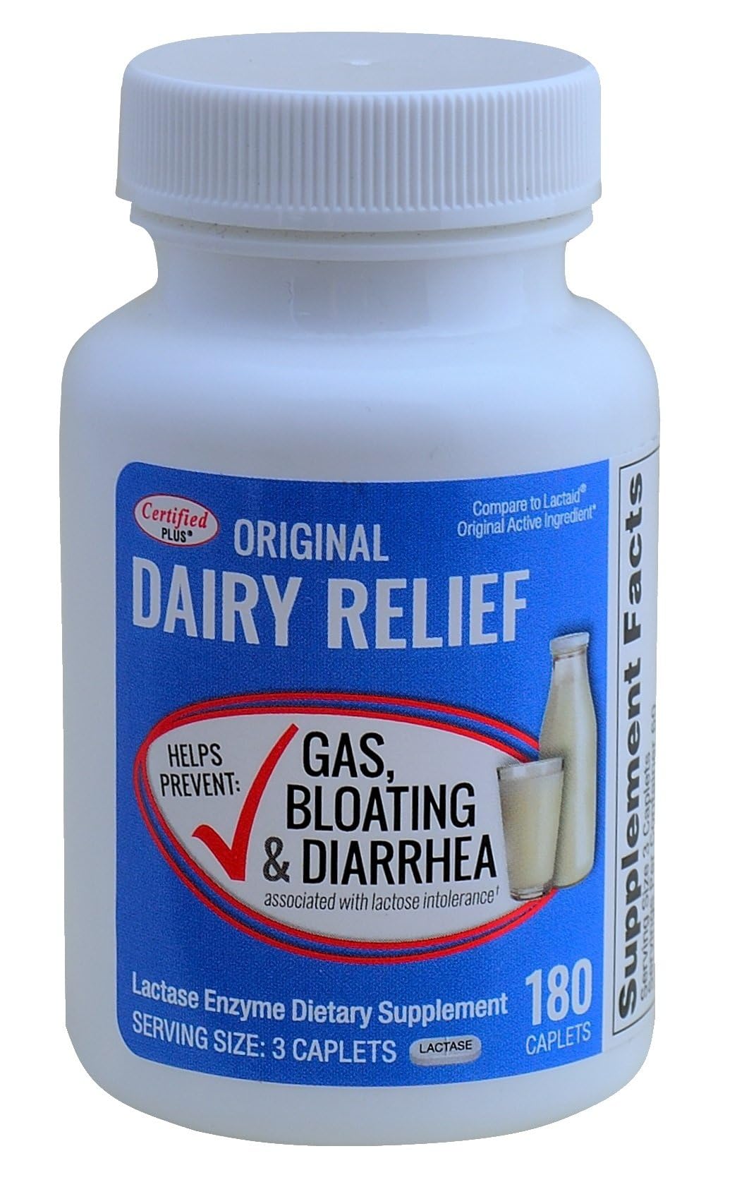 Lactase Enzyme 180 Caplets K50833