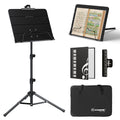 Folding Sheet Music Stand & Desktop Book Stand with Carrying Bag A390