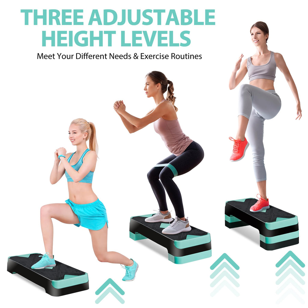 26.5 Inch Adjustable Aerobic Exercise Step Platform M877