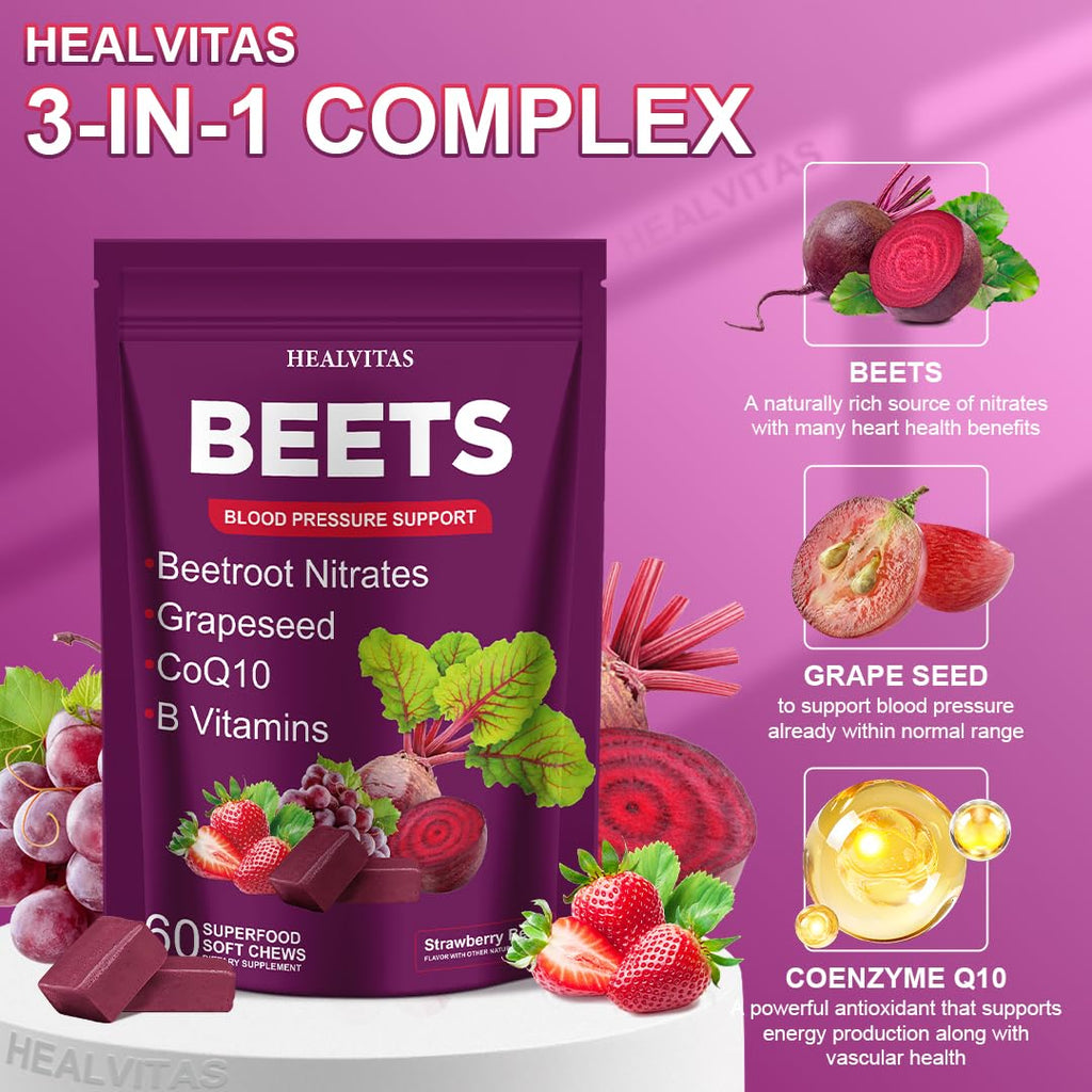 Blood Pressure Support Soft Chews, 60 Count S29934
