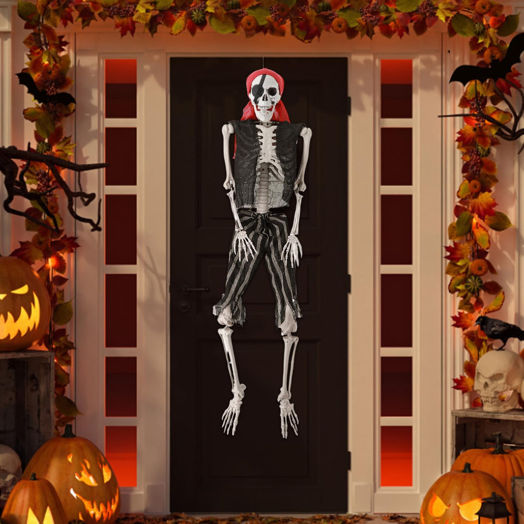 5.4Ft Poseable Skeleton with Movable Joints Z600