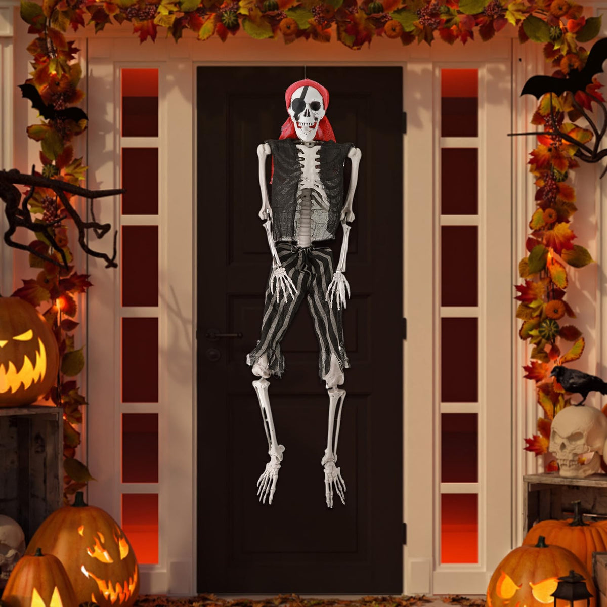5.4Ft Poseable Skeleton with Movable Joints Z600