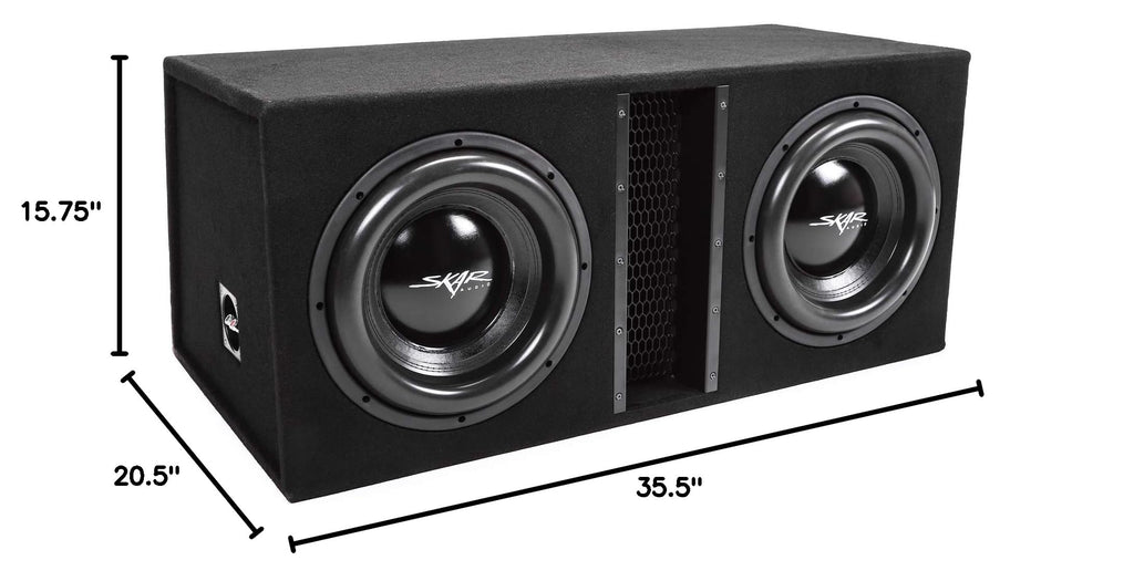 Dual 12" Vented Subwoofer Enclosure F376874